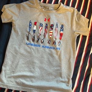 Size 7 Boys Under Armour TShirt